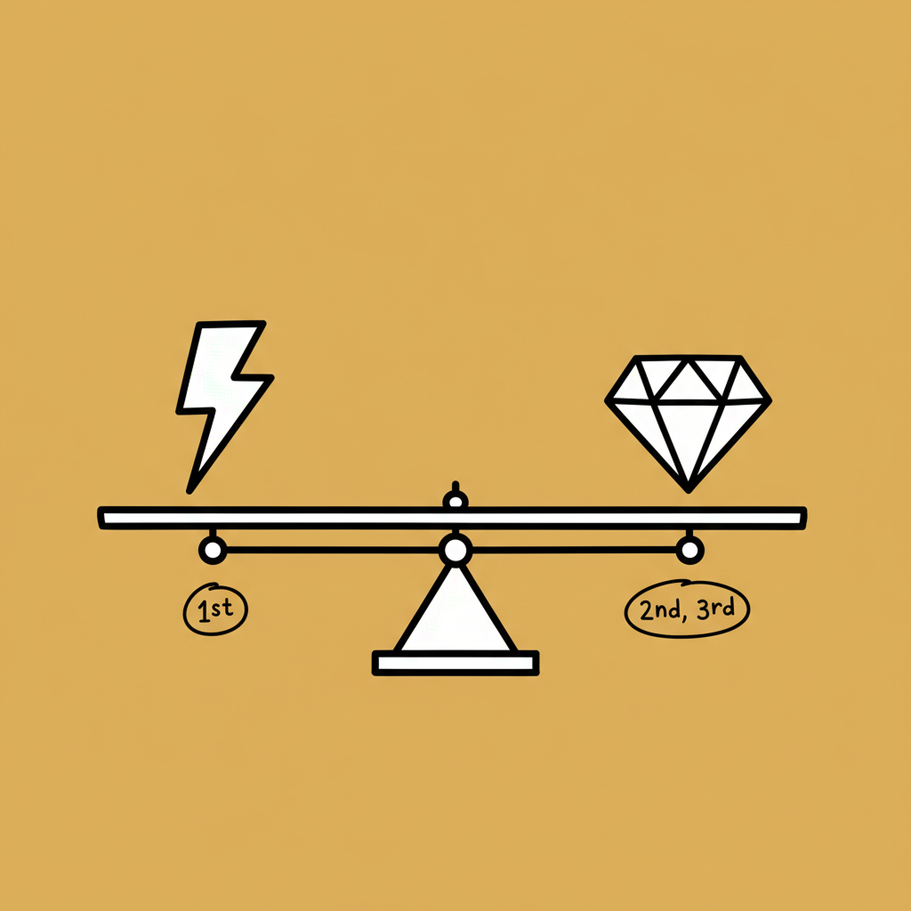 Fast first response + thoughtful follow-ups is the winning formula