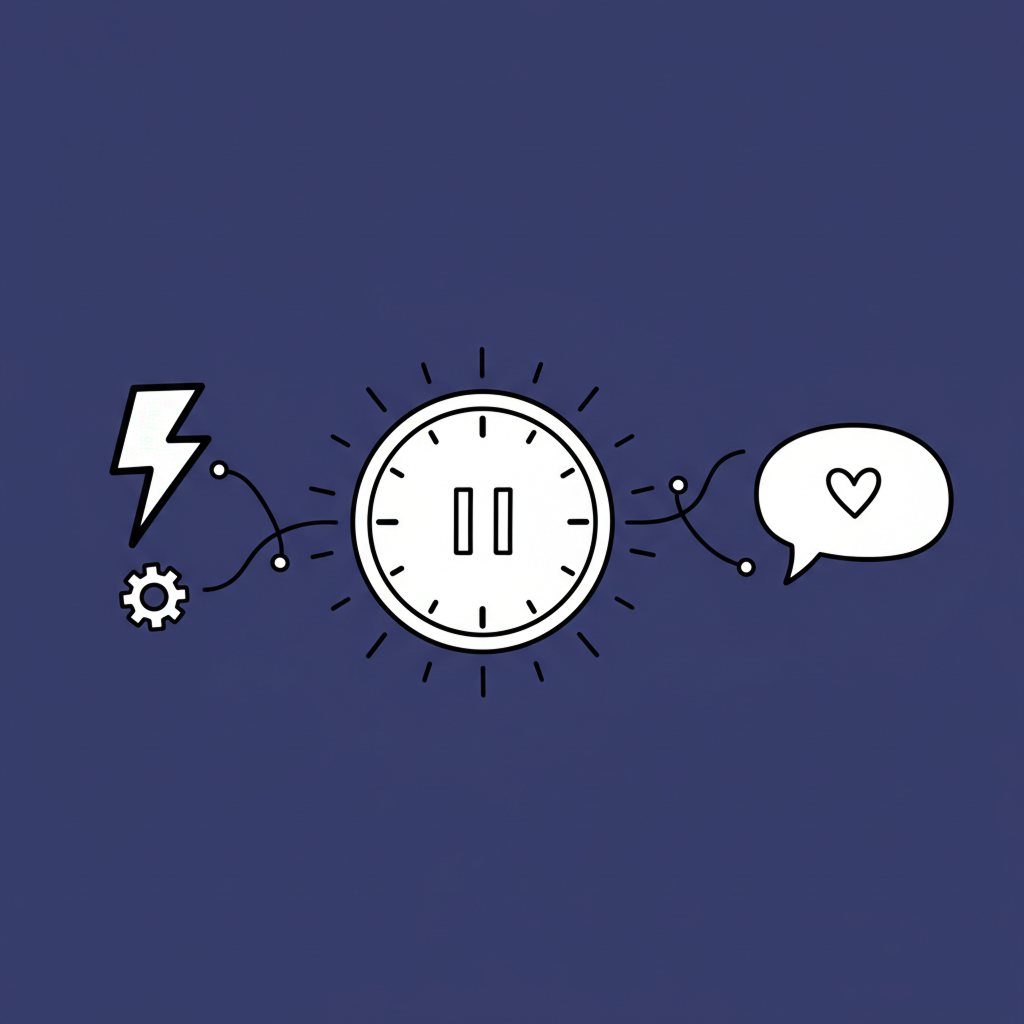 A 10–20 second delay in AI follow-ups yields 30% better engagement